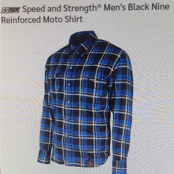 NWT Men’s Speed and Strength Black 9 Reinforced Riding Shirt Medium - Picture 3 of 9